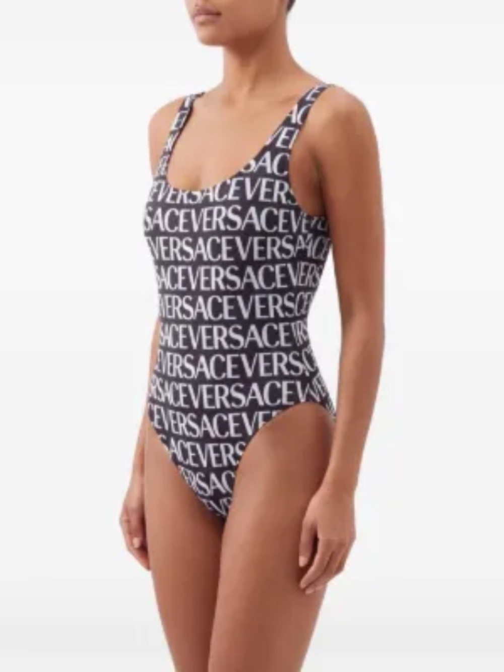Versace all-over logo print one-piece Size 3 - Picture 6 of 16